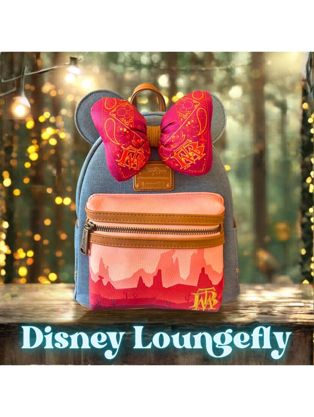 NWT RARE HTF Disney Parks Big Thunder Mountain Railroad Loungefly